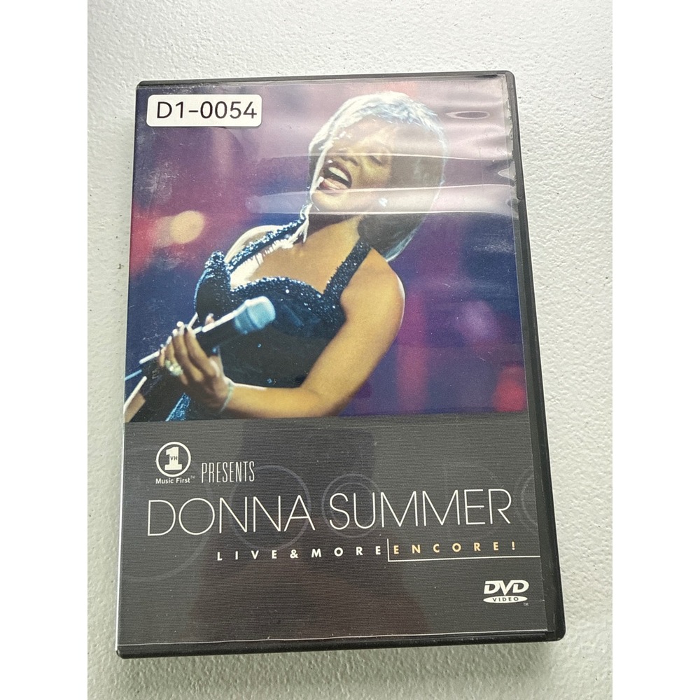 Donna Summer Live & More Encore! VH1 Presents DVD 1999 Sony Music Disco Concert